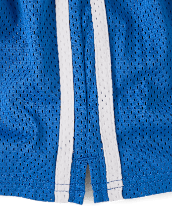 Girls Quick Dry Side Stripe Mesh Lined Active Shorts