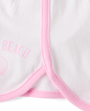 Girls Contrast Graphic Dolphin Shorts