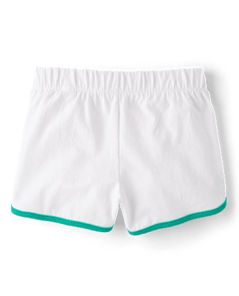 Girls Contrast Graphic Dolphin Shorts
