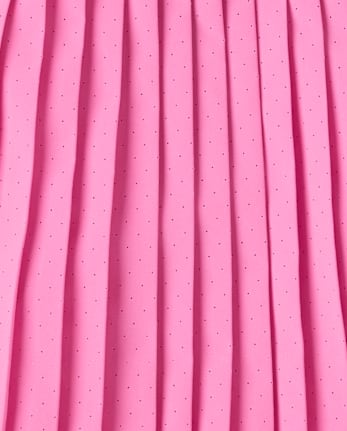 Girls Quick Dry Perforated High Rise Pleated Skort