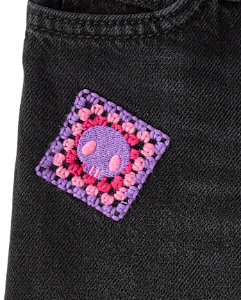 Girls Hello Kitty® And Friends Crochet Denim Skort