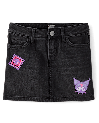 Girls Hello Kitty® And Friends Crochet Denim Skort