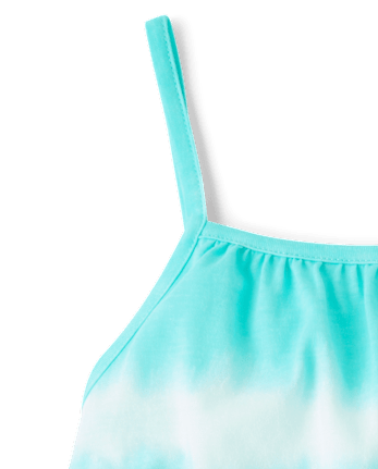 barboteuse rayée tie-dye pour filles
