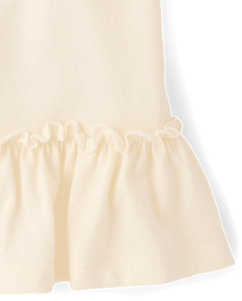 Girls Rhinestone Crochet Peplum Top