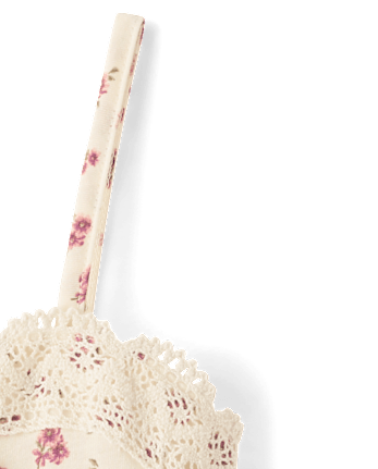 Girls Floral Tiered Tank Top