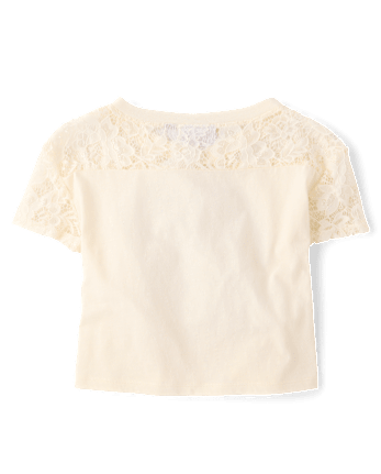 Girls Varsity Lace Football Tee