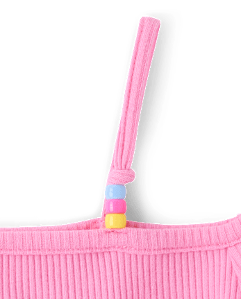 Girls Hello Kitty® Beaded Cold Shoulder Top