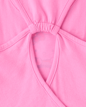 Robe débardeur Hello Kitty® arc-en-ciel à découpes pour filles