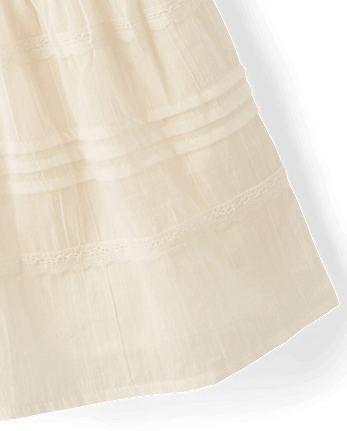 Girls Smocked Drop Waist Dress