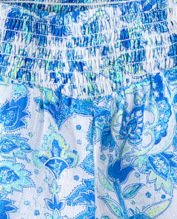 Ensemble 2 pièces pour filles à motif cachemire texturé