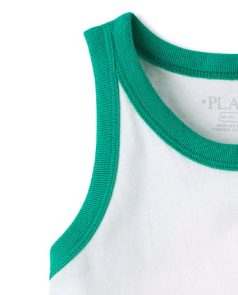 Girls Colorblock Graphic Tank Top