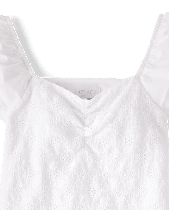 Womens Mommy And Me Eyelet Bubble Dress