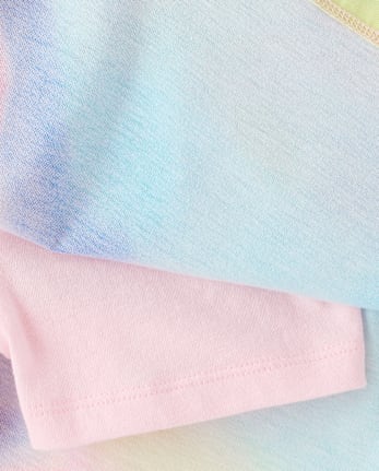 Girls Print High Rise Ruched Skort