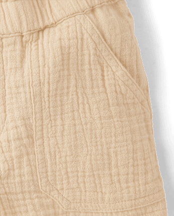 Shorty en gaze à taille haute pour filles