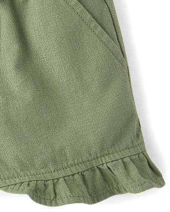 Girls Ruffle Shortie Pull On Shorts