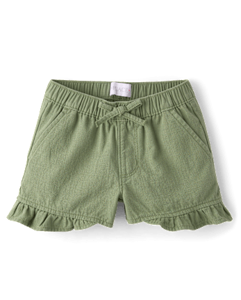 Girls Ruffle Shortie Pull On Shorts
