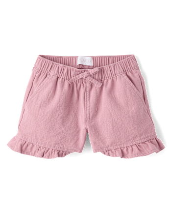 Girls Ruffle Shortie Pull On Shorts
