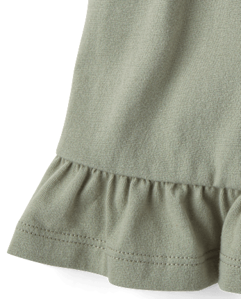 Girls Pointelle V-Waist Dress