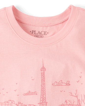 Girls Poodle Graphic Tee
