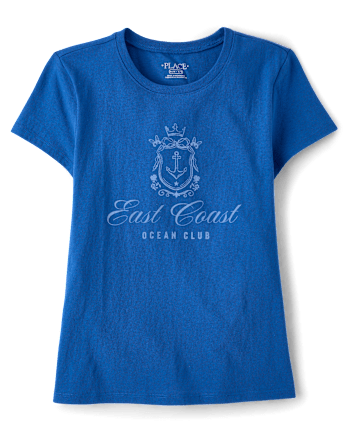 Girls East Coast Ocean Club Graphic Tee