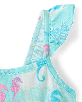 Robe papillon créature marine pour bébés et petites filles