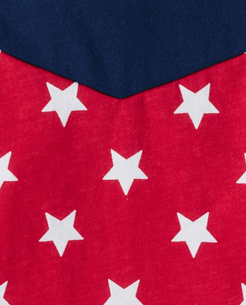 Baby And Toddler Girls Glitter Americana Butterfly Tie Shoulder Dress