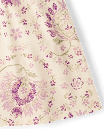 Baby And Toddler Girls Floral Paisley Smocked Dress