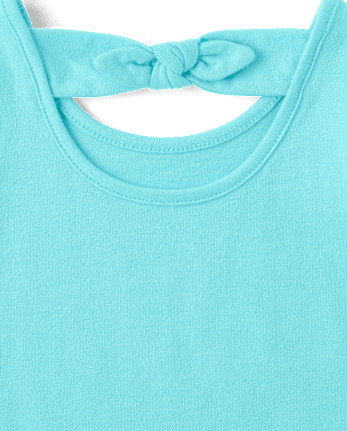 Toddler Girls Glitter Sea Creature Bow Back Tank Top 3-Pack