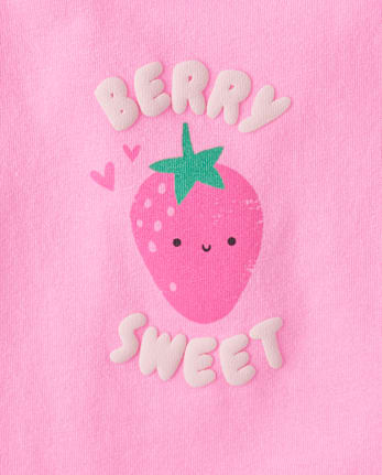 Toddler Girls Puff Print Fruit Ruffle Tank Top 3-Pack