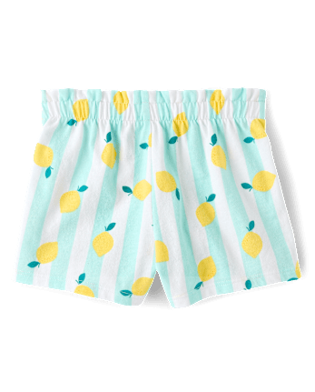Toddler Girls Postcard Pull On Shorts 3-Pack
