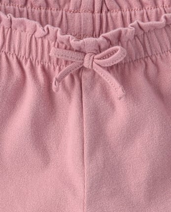 Toddler Girls Floral Paperbag Waist Shorts 3-Pack