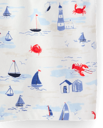 Toddler Girls Coastal Paperbag Waist Shorts 3-Pack