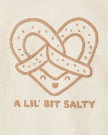 Baby And Toddler Girls Pretzel Graphic Tee