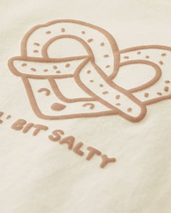 Baby And Toddler Girls Pretzel Graphic Tee