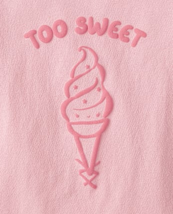 Baby And Toddler Girls Too Sweet Graphic Tee