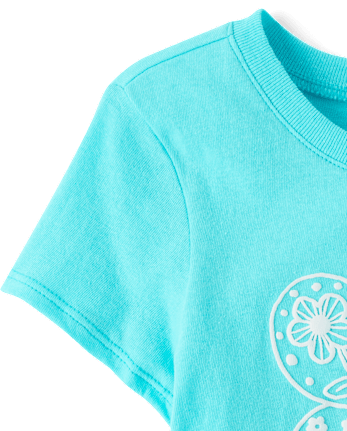T-shirt à motif papillon pour bébés et petites filles