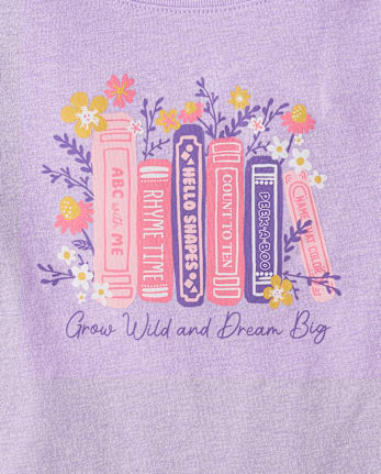 Baby And Toddler Girls Books Graphic Tee