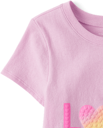 Baby And Toddler Girls Rainbow Love Mama Graphic Tee