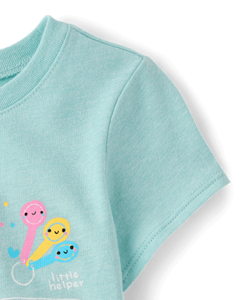 Baby And Toddler Girls Baking Graphic Tee