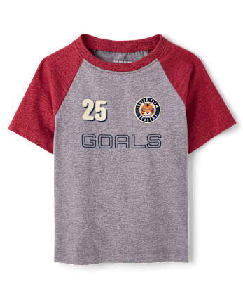 Baby And Toddler Boys Varsity Graphic Ringer Tee