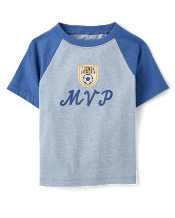 Baby And Toddler Boys MVP Graphic Ringer Tee