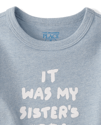 Baby And Toddler Sister's Idea Graphic Tee
