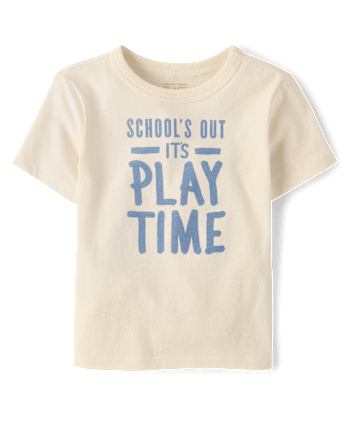 Baby And Toddler Boys Play Time Graphic Tee