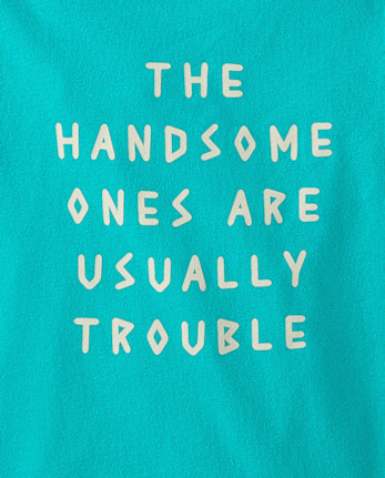 T-shirt graphique pour bébés et petits garçons qui ont souvent des problèmes