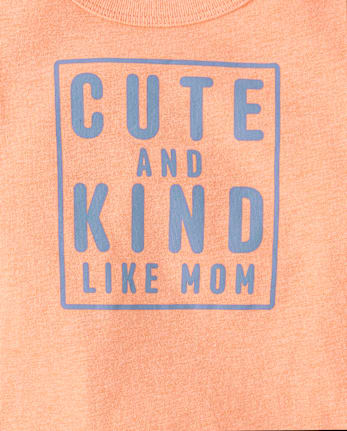 Baby And Toddler Boys Kind Like Mom Graphic Tee
