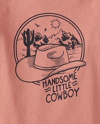 Baby And Toddler Boys Cowboy Graphic Tee