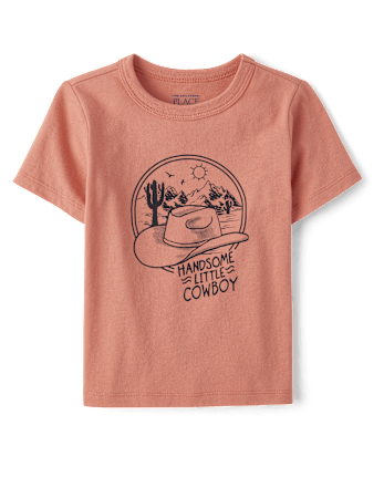Baby And Toddler Boys Cowboy Graphic Tee