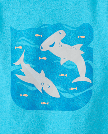 Baby And Toddler Boys Sea Animals Graphic Tee