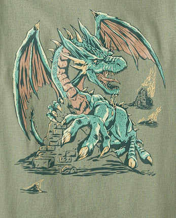 Boys Dragon Graphic Tee