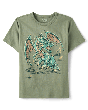 Boys Dragon Graphic Tee